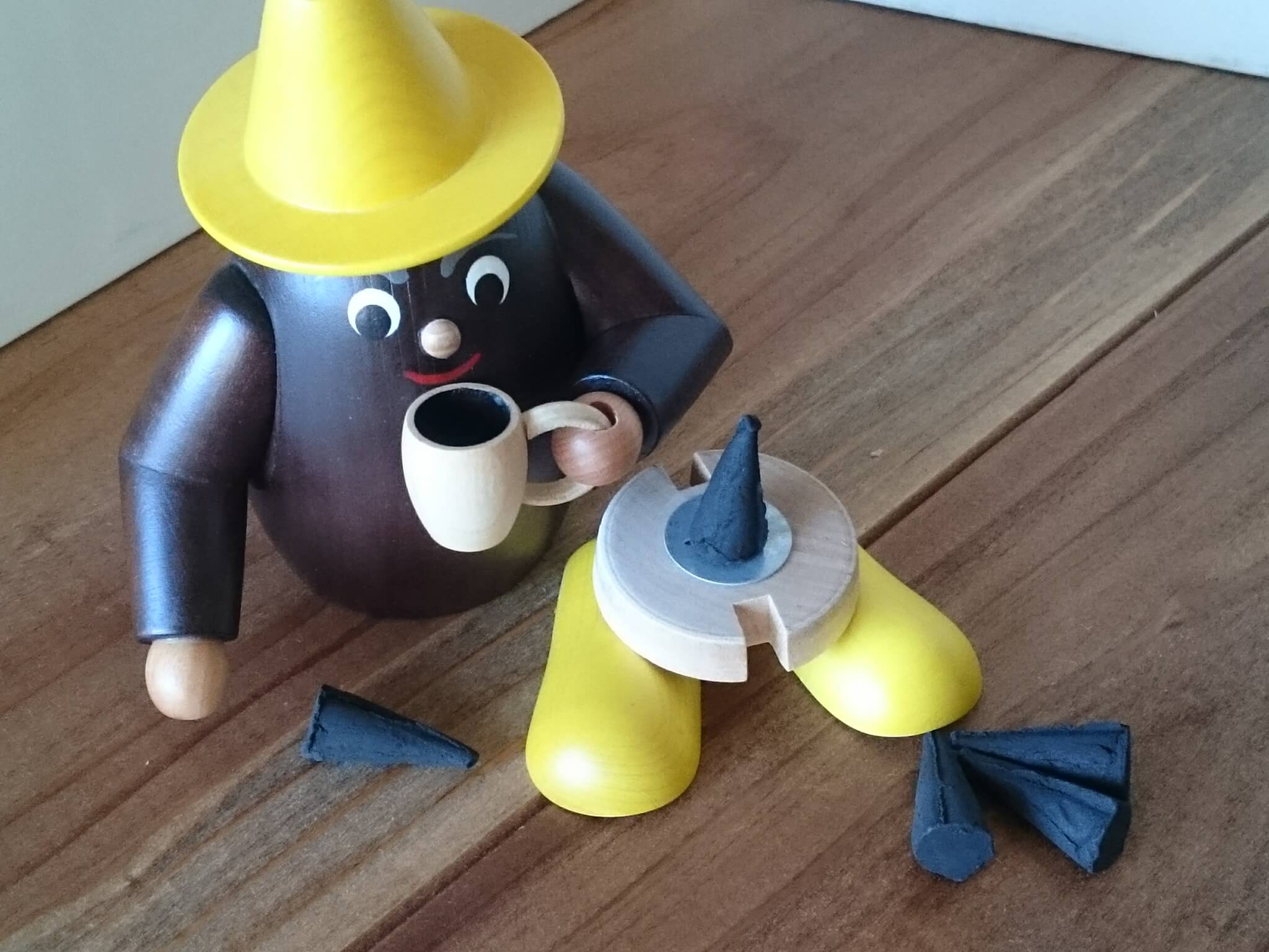 コーヒー豆くんのスモーカーとドイツのお香