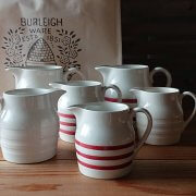 BURLEIGH natural White Jug バーレイナチュラルホワイトジャグ