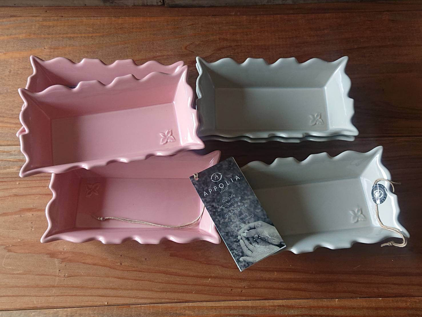 APPOLIA SNACK DISH PINK＆GRAY