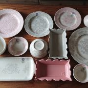 APPOLIA SNACK DISH PINK＆GRAY