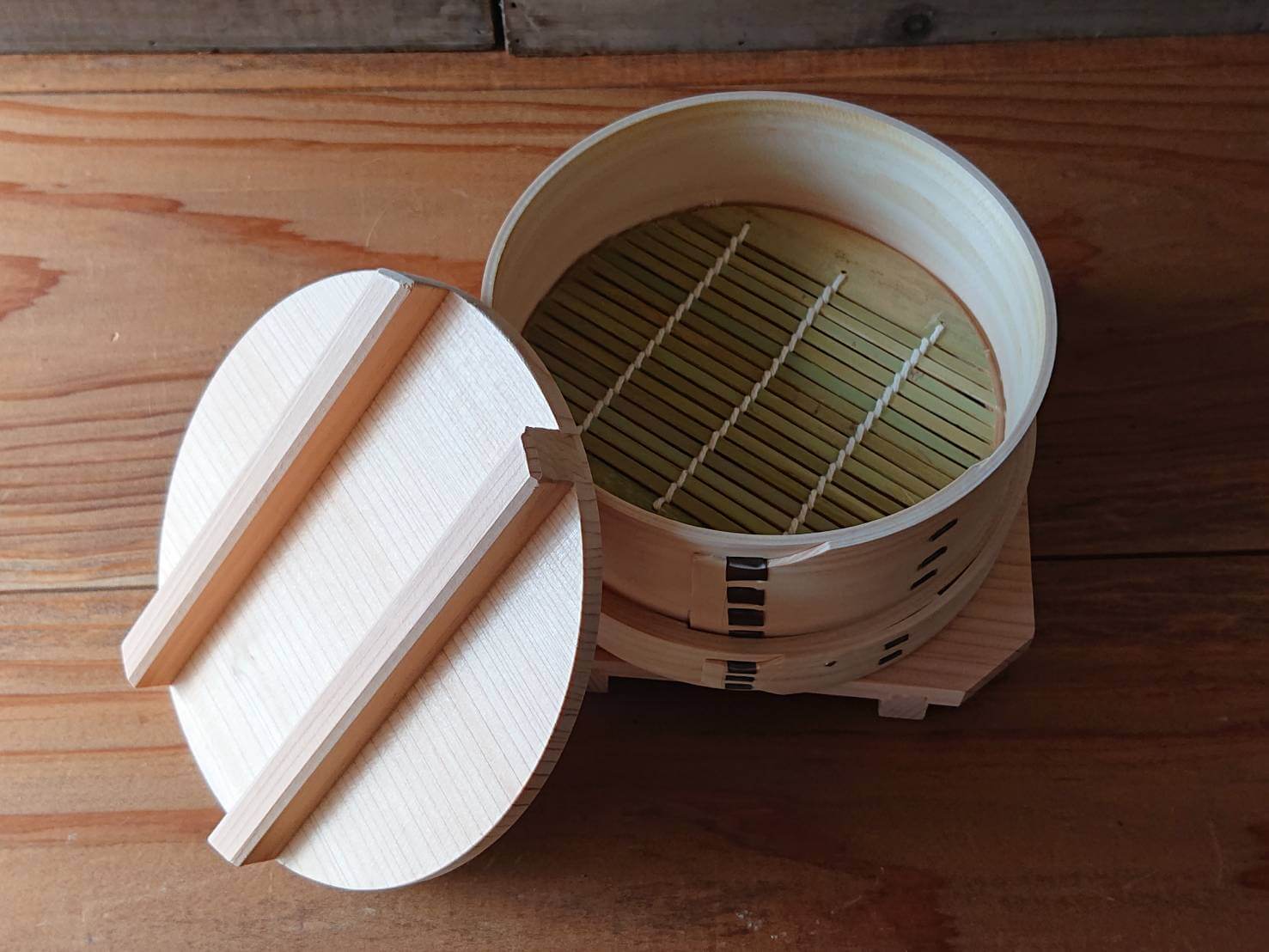 蒸しものが美味しい 桧 わっぱ蒸篭
