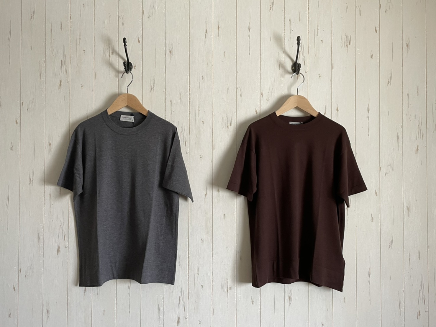 JHON SMEDLEY SEA ISLAND COTTON Short sleeve crew neck knit