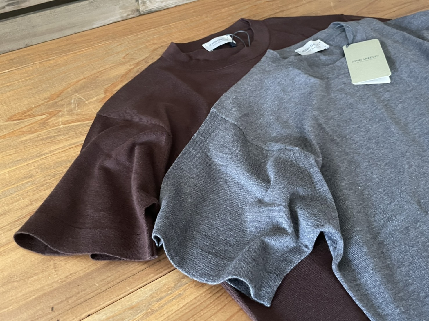 JHON SMEDLEY SEA ISLAND COTTON Short sleeve crew neck knit