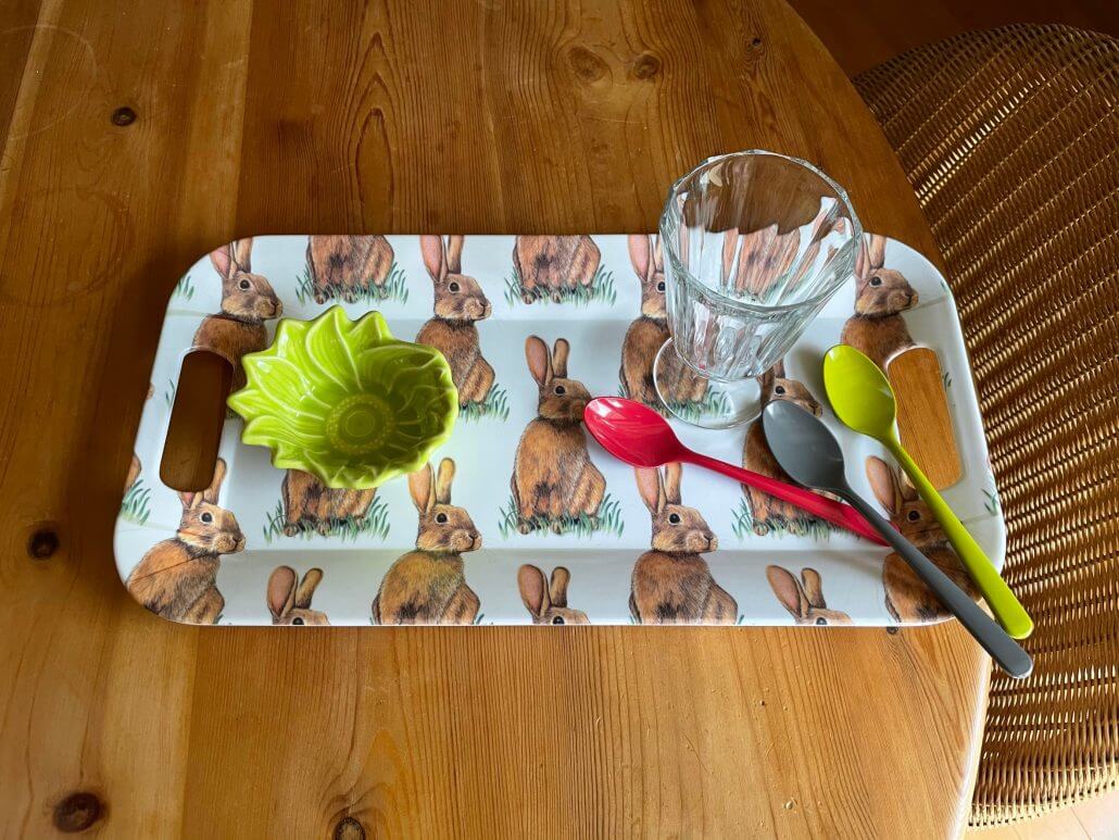 Ihe Breakfast Tray Rabbits