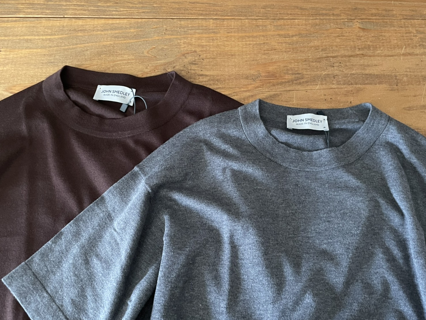 JHON SMEDLEY SEA ISLAND COTTON Short sleeve crew neck knit