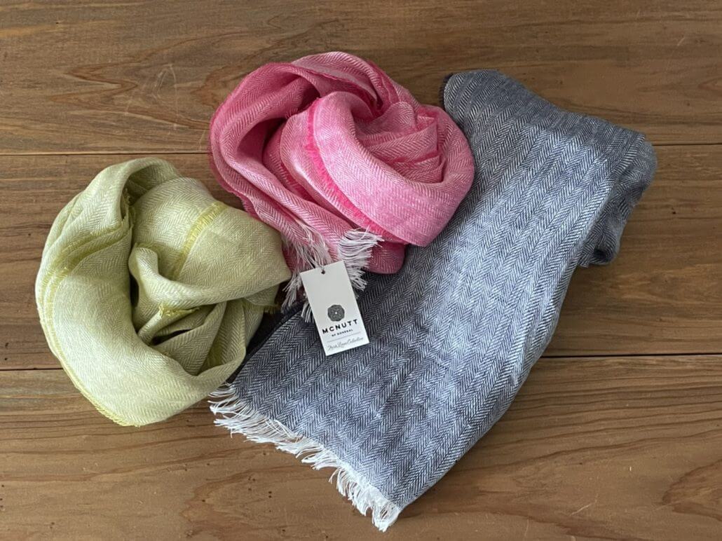 MCNUTT LINEN HERRINGBONE STALL