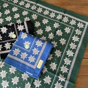 BLUMAR GLARNER TUECHLI BANDANA（ブリュメル）エーデルワイス大判バンダナ