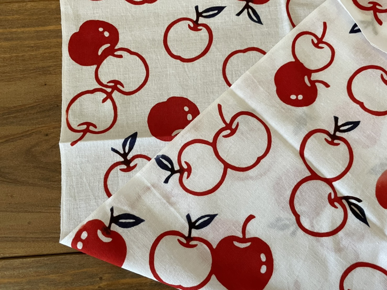 梨園染のてぬぐい