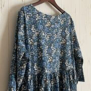 LIBERTY PRINT ONE PIECE Sea Blossoms 一枚で着ても素敵 リバティプリントのワンピース