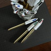 BIC GOLD Ballpoint pen　BICのゴールド４色ボールペン