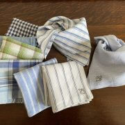 Linen Hankies 上質なリネンのハンカチ