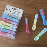 LAGUELLE ラゲール花柄ピンチクリップアソートカラー