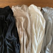 nofl オーガニックコットンタートルネックカットソー