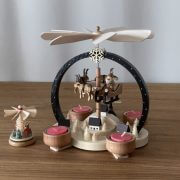 Christmas Pyramid Christmas Night サンタとトナカイのウィンドミル