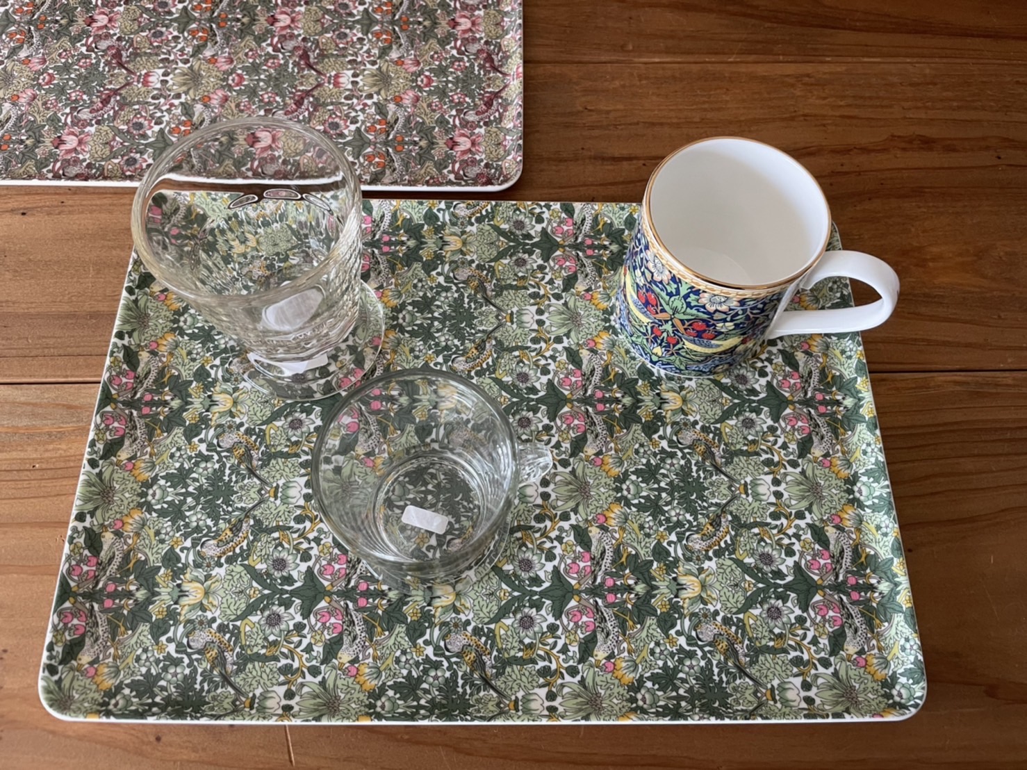 Liberty print Tray and coaster