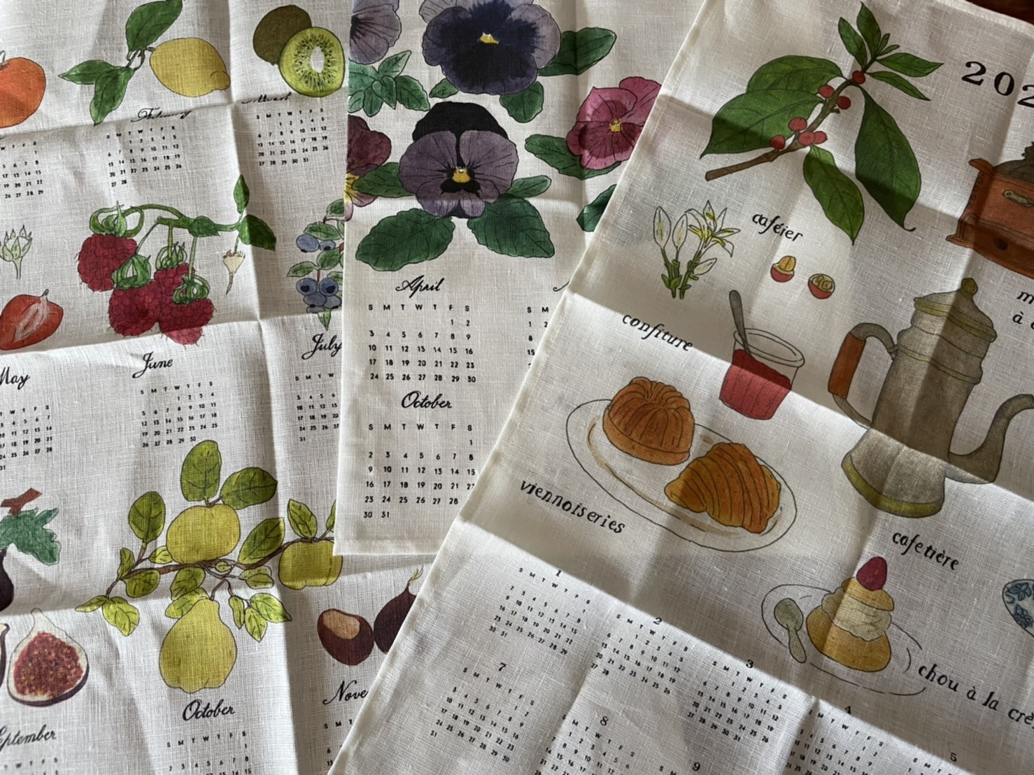 FOG Linen Work リネンファブリックカレンダー2021