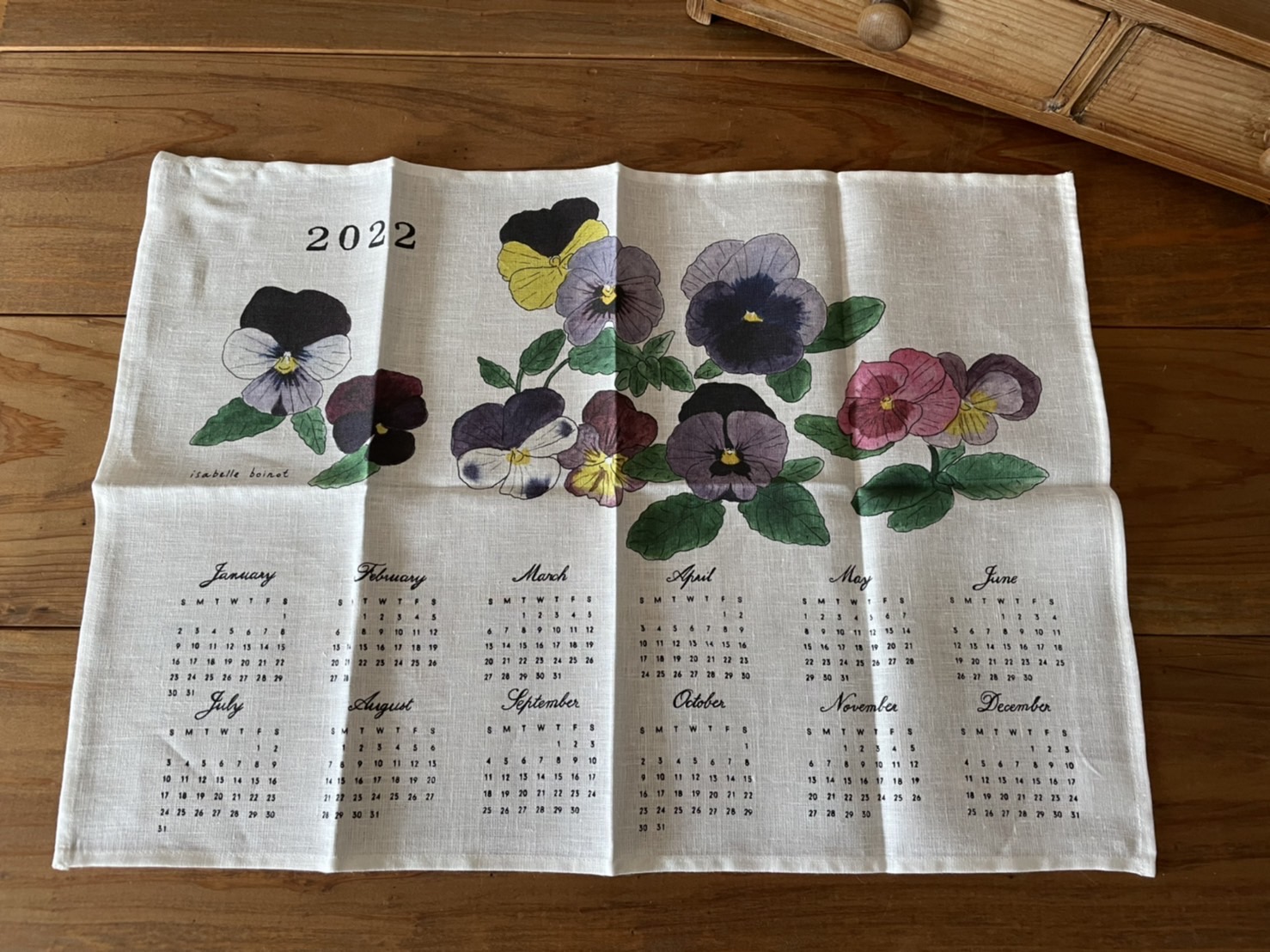 FOG Linen Work リネンファブリックカレンダー2021