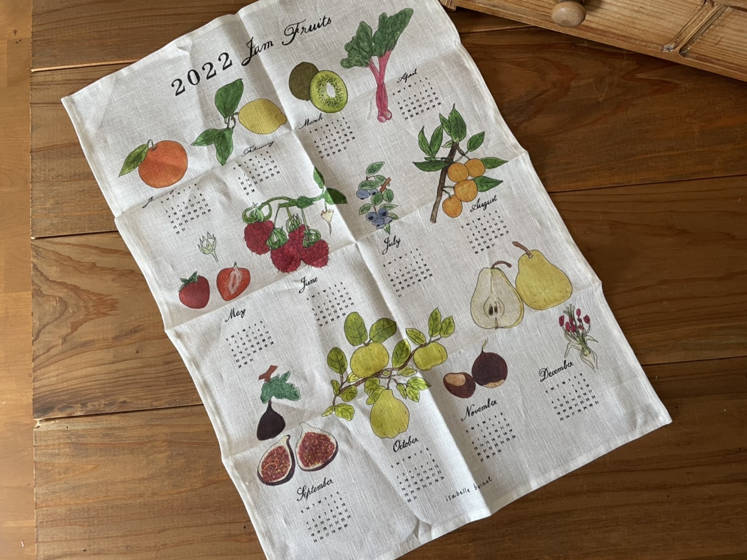 FOG Linen Work リネンファブリックカレンダー2021