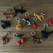LA CUOIERIA LEATHER KEY CHAIN NEW ラ クオイエリア レザーキーホルダー