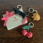 LA CUOIERIA LEATHER KEY CHAIN NEW ラ クオイエリア レザーキーホルダー