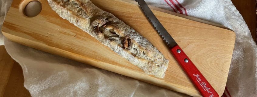 Jean Dubost Wood Handle mIni Bread Knife