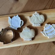 ティーポット型のクッキー型