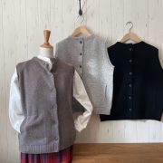 nofl Wool Vest ウールポケット付きニットベスト