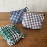 リネンのポーチ