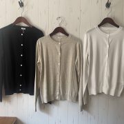 nofl スーピマコットンプレーンカーディガン