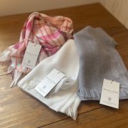 JOHNSTONS OF ELGIN EXTRA FINE MERINO WOVEN LIGHTWEIGHT SCARF 2024