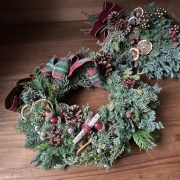 CHRISTMAS WREATH ＆SWAG 2024 クリスマスリースとスワッグ