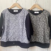 リバティプリント２WAYスナップカーディガン