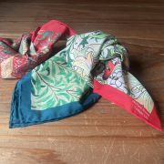 Le Chateau 英国製 ウィリアムモリス シルク＆コットン ミニチーフ