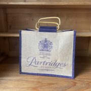 パートリッジス（Partridges）ラタンハンドルジュートエコバッグ