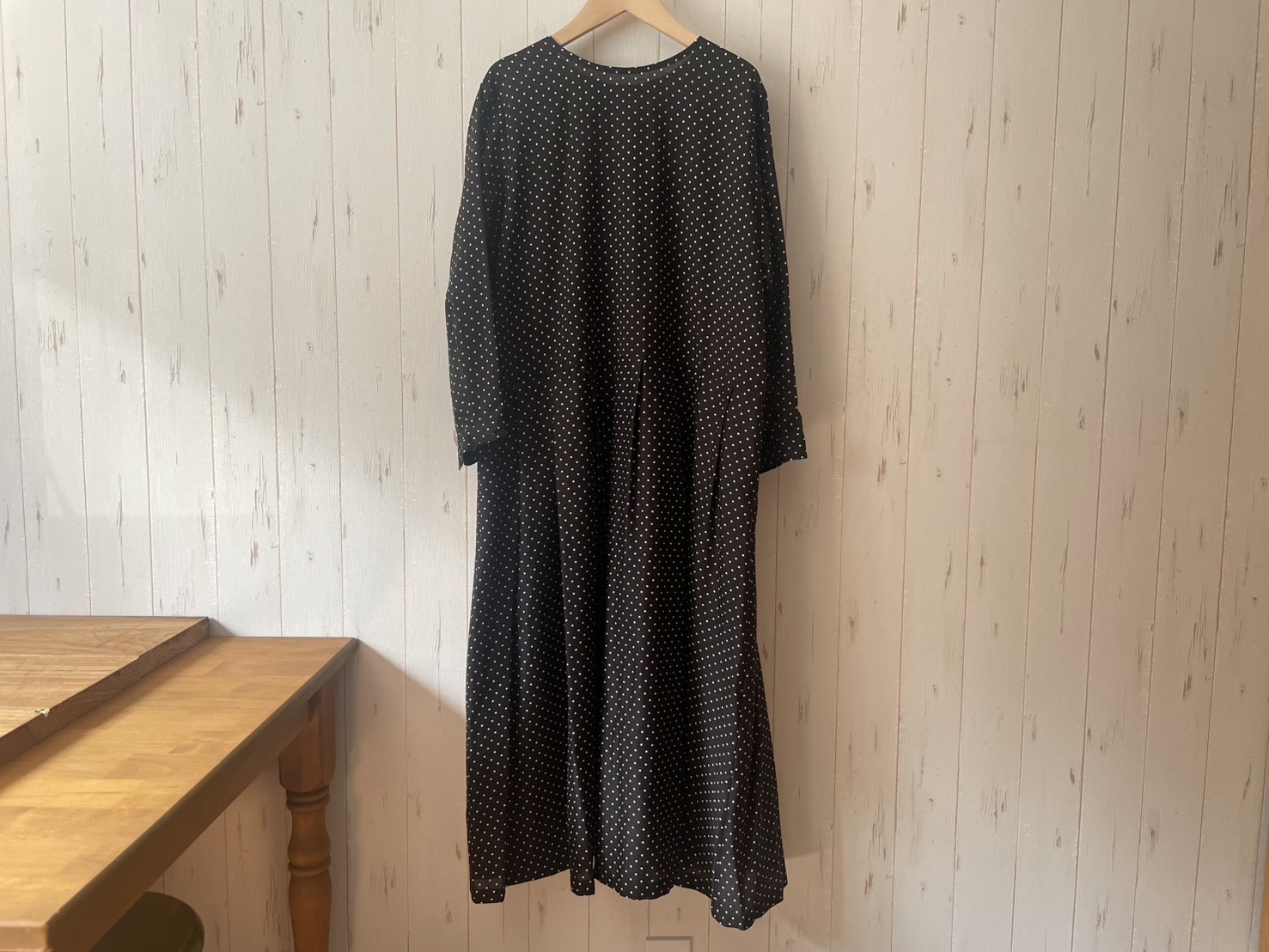 Utilite スクエアドットプリントワンピース