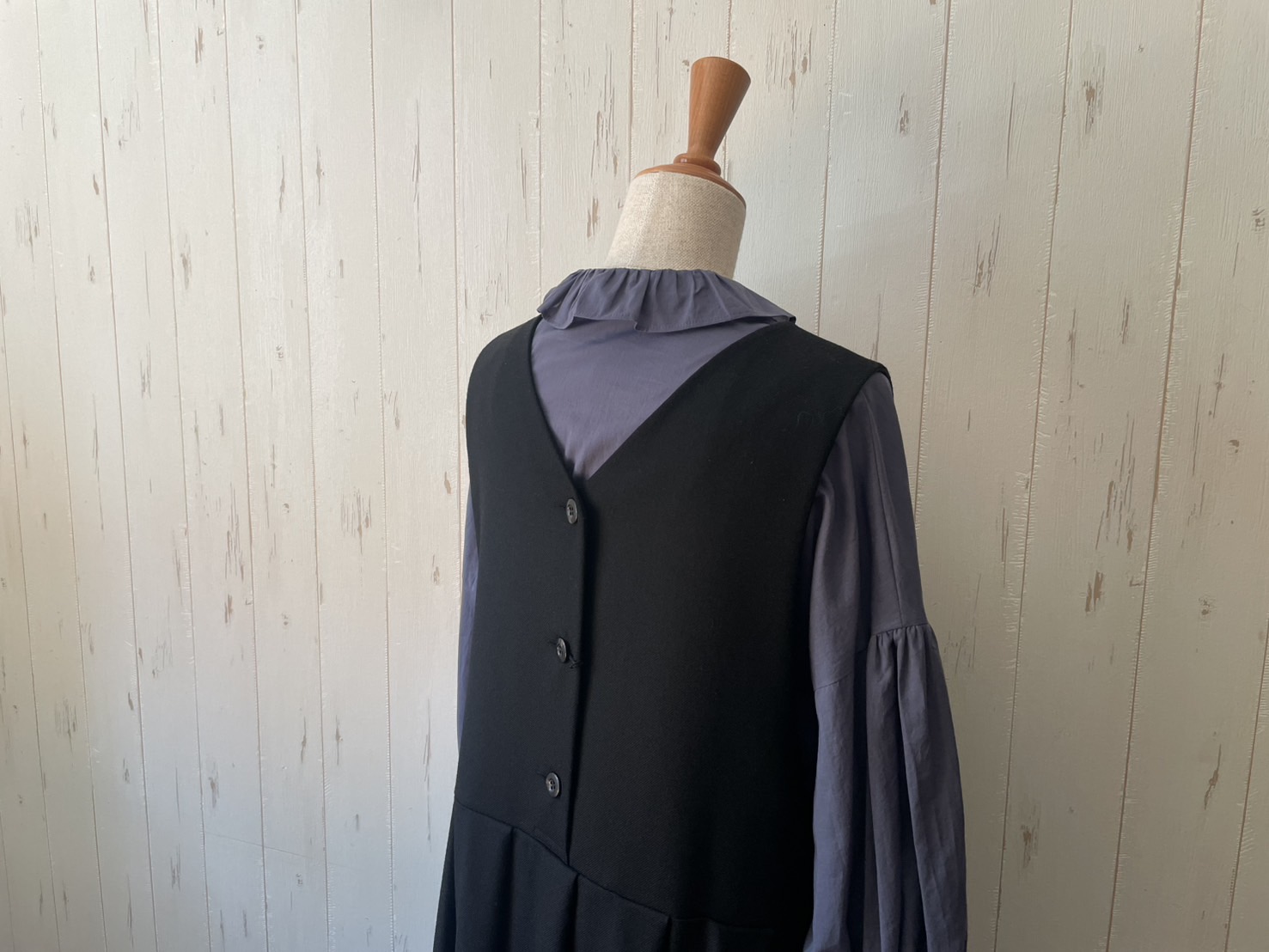 Utilite ウール 2wayジャンパースカート