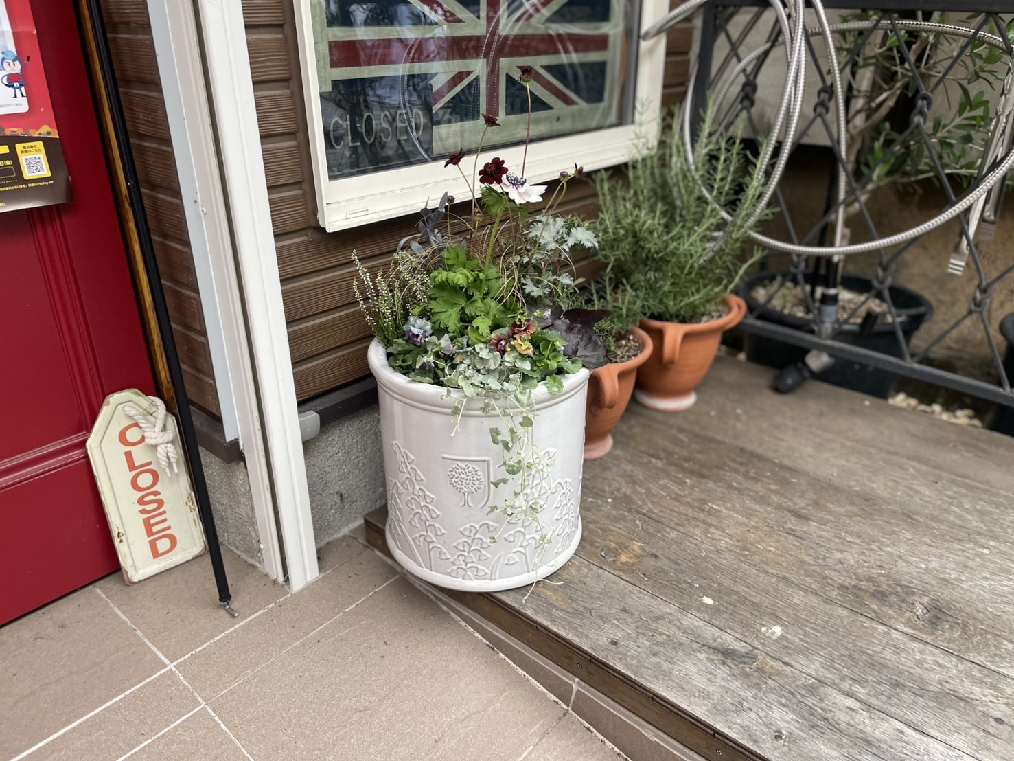 英国式 寄せ植え教室 Persimmon