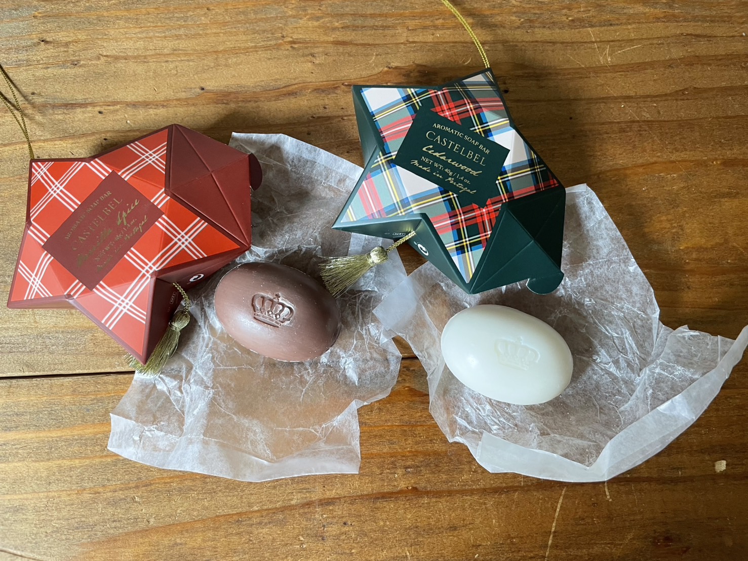 クリスマスシーズンのフレグランスとソープ