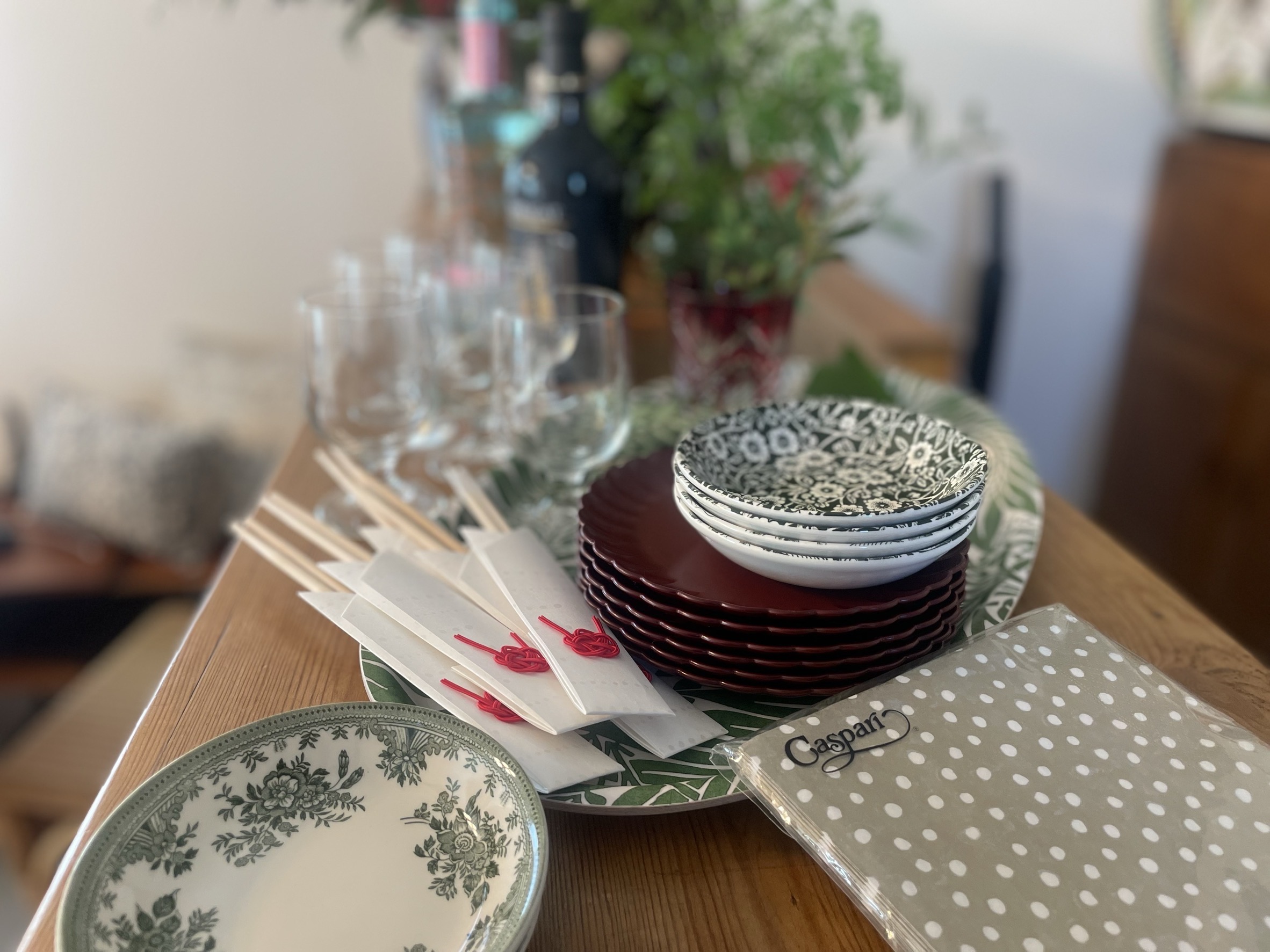 お正月のテーブル