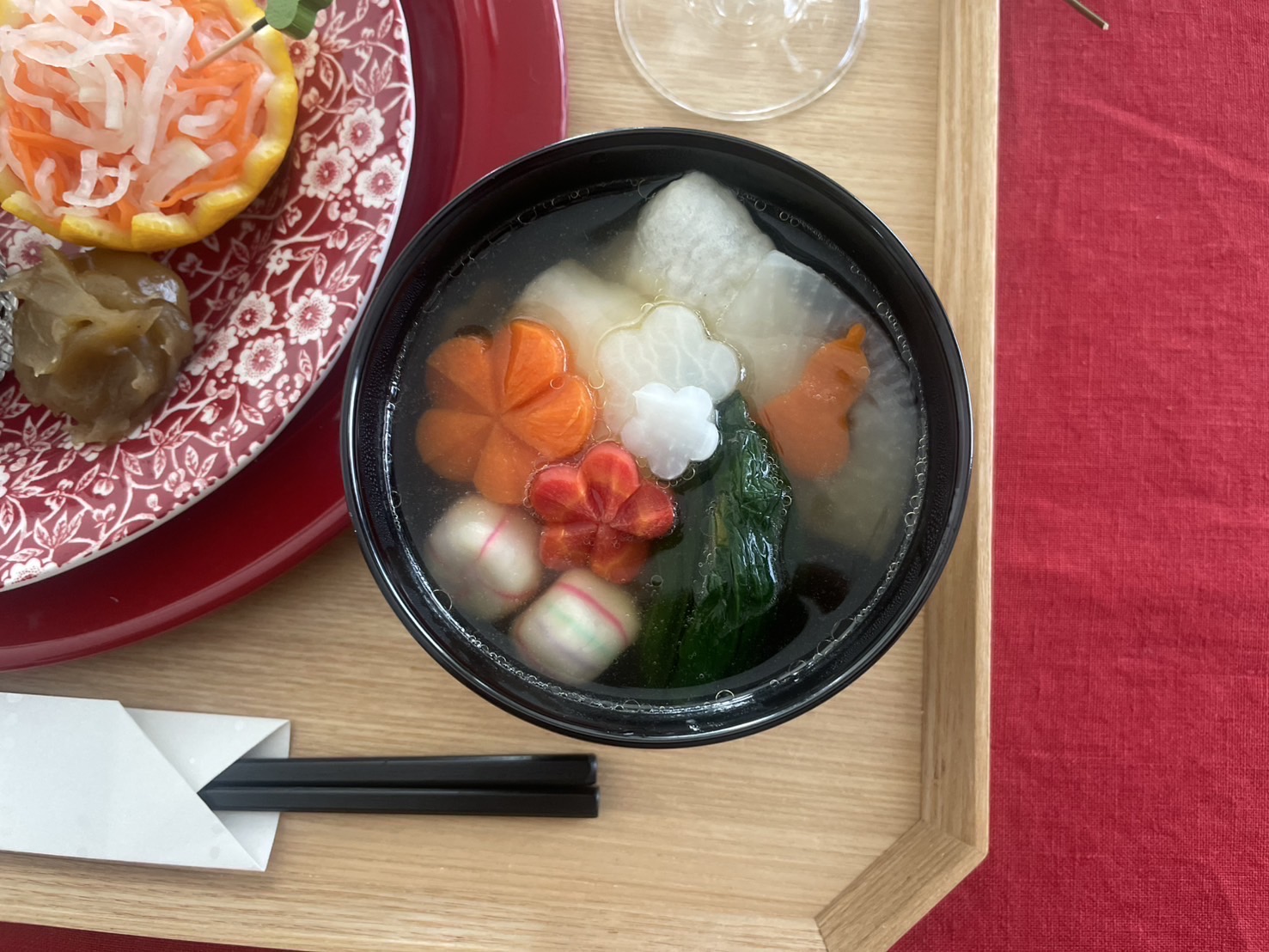 お正月のテーブル