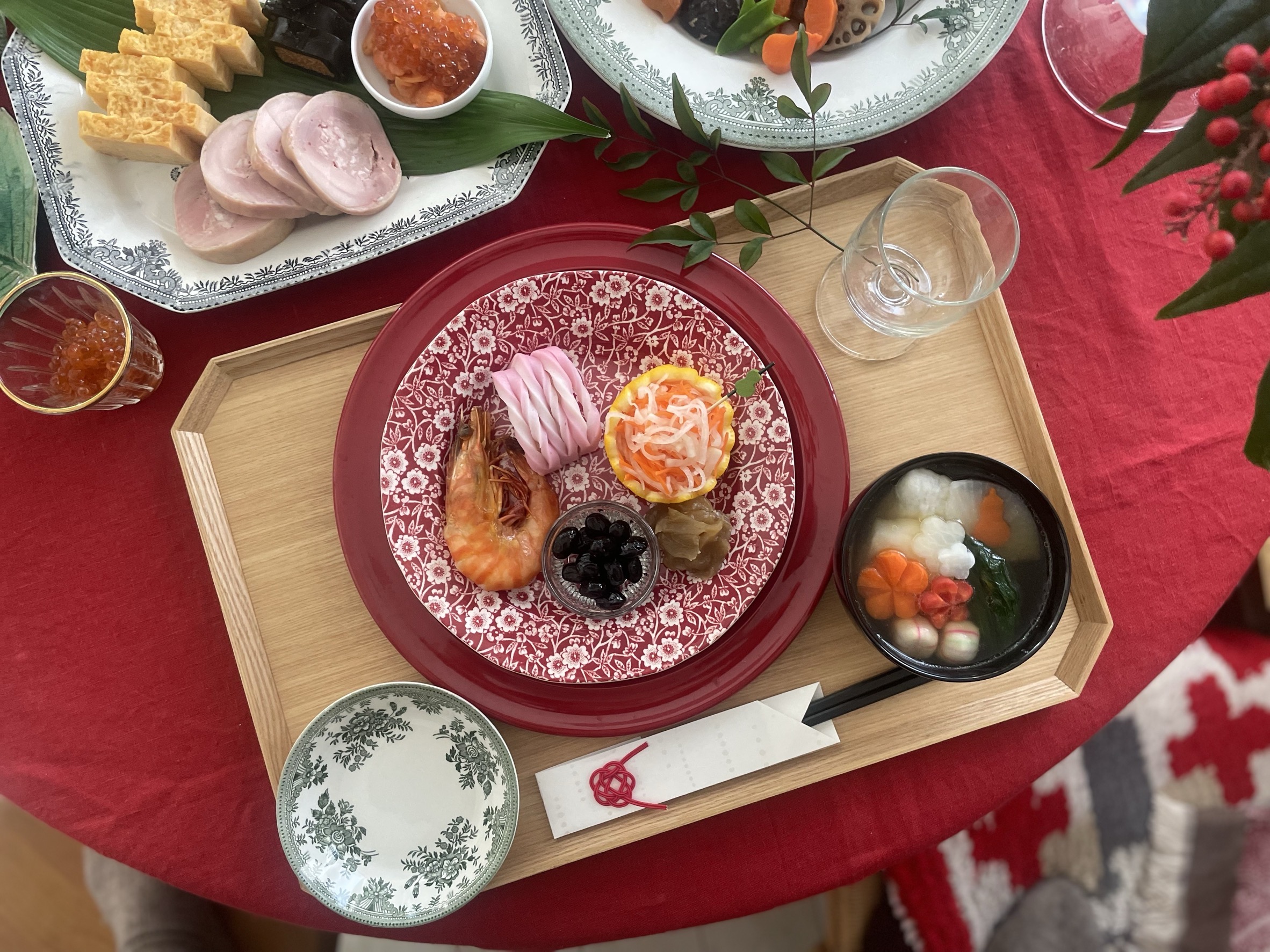 お正月のテーブル