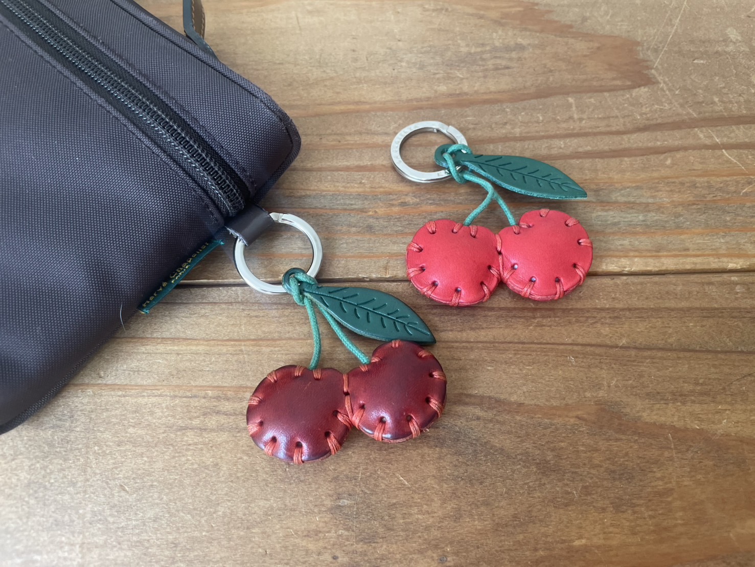 LA CUOIERIA クオイエリア レザーキーホルダー  新しい型入荷しました