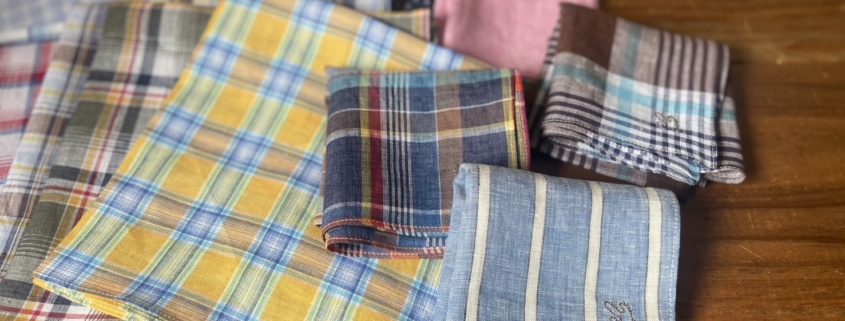 LINEN HANKIES SOUTIENCOL 上質なイタリアリネンのハンカチ