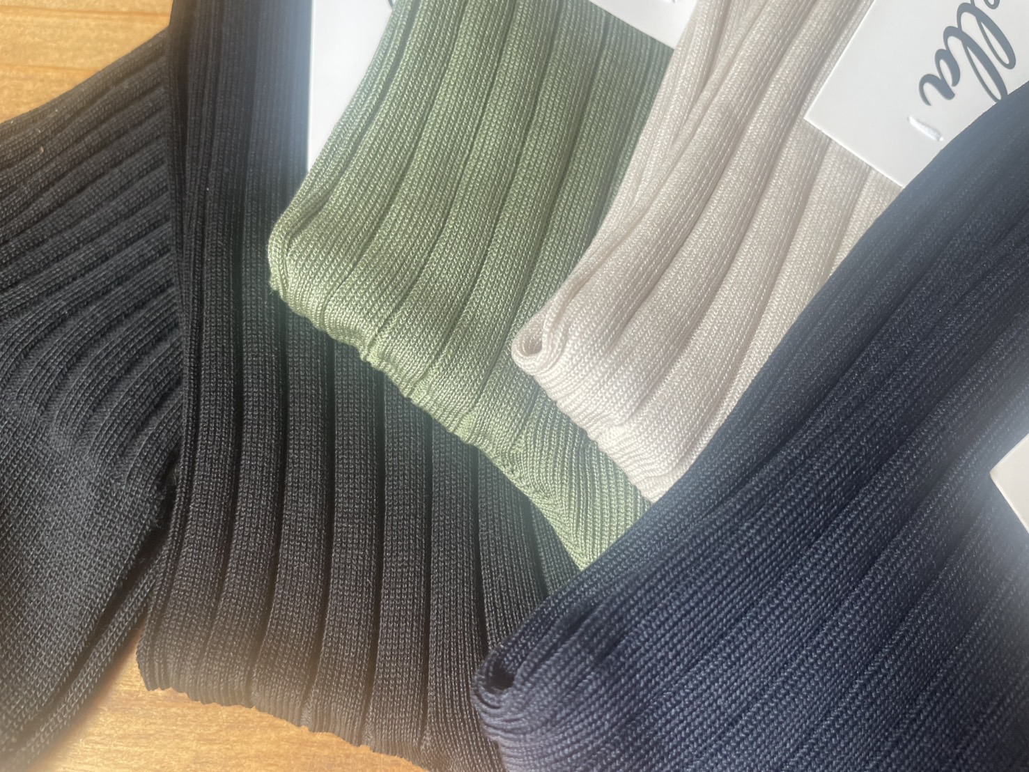 Pantherella コットンリブソックスとウールハイソックス