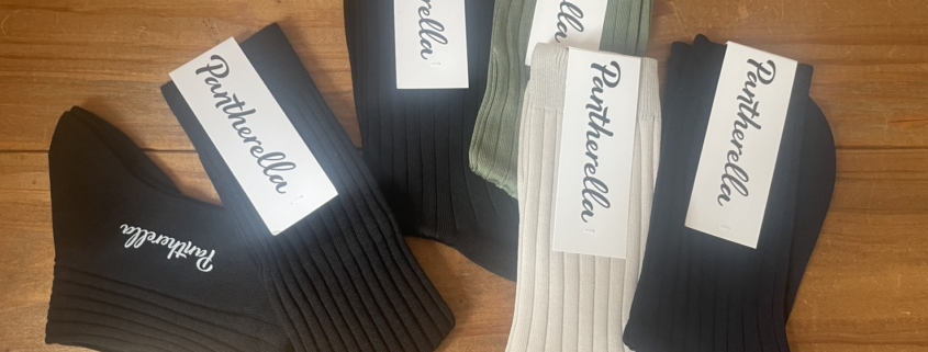 Pantherella コットンリブソックスとウールハイソックス