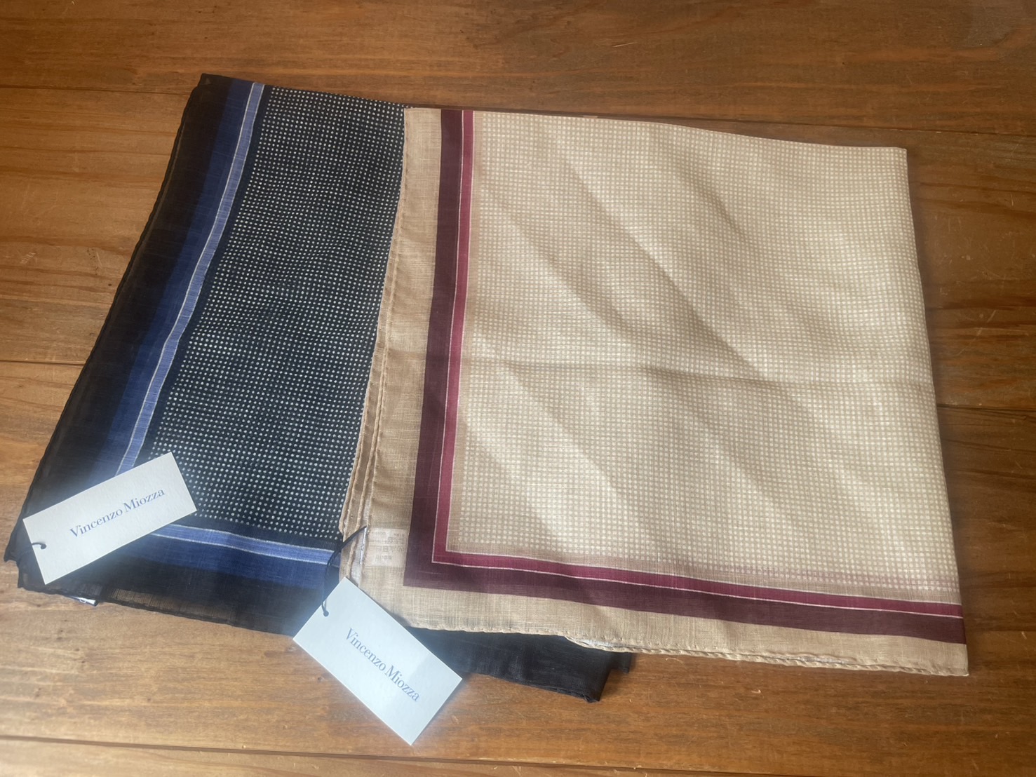 Vincenzo Miozza(ヴィンセンツォ・ミオッツァ)コットンリネンスカーフ