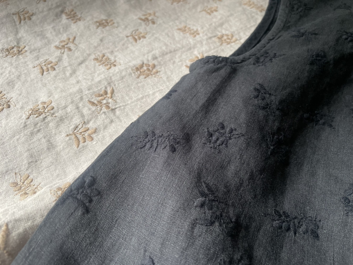 nofl リネンオリーブ刺繍シリーズ