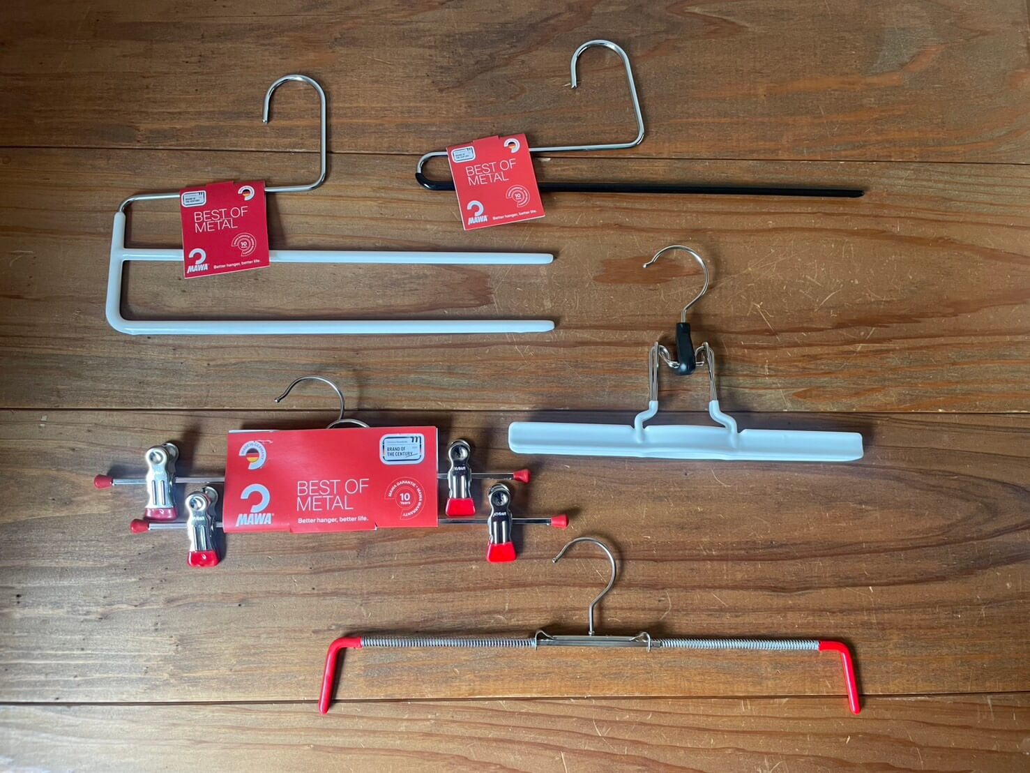 ドイツMAWAハンガーのバリエーション