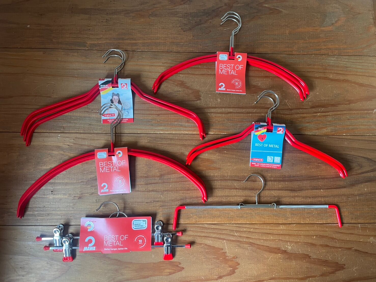 ドイツMAWAハンガーのバリエーション