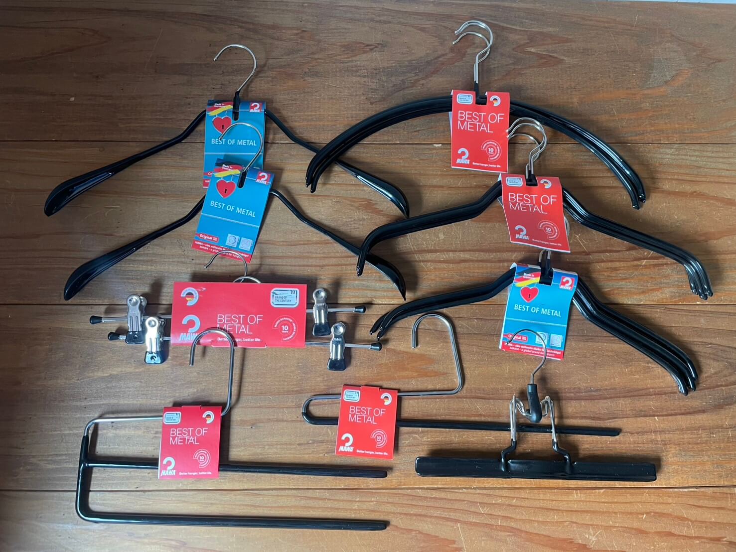 ドイツMAWAハンガーのバリエーション